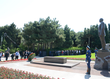 Azerbaijan marks 93rd birthday anniversary of National Leader Heydar Aliyev. Azerbaijan, Baku, 10 May 2016